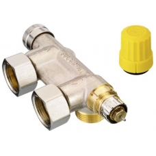 013G4741 | Гарнитура VHS 15, угловая, G1/2,G3/4, для двухтруб.сист.отопления, Ру10бар,Тмах-120С, совместима с RA2000, RAW,RAX, Арт.013G4741