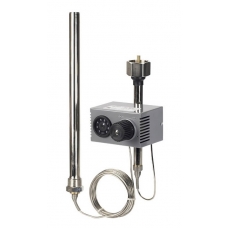 065-4392 | Термостатический элемент AFT 06 , 40-110 C , со встроен.узлом настройки, для емкостн.подогрев.,Ру 25, Тмах-150С, I капил.-5м,24х380мм,пост.времени 120с,с бронз,гильзой,  Арт.065-4392