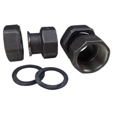 Резьбовое трубное соединение (комплект) G1 1/2"x1" Чугун